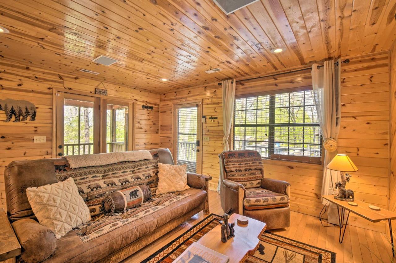 Cozy Hiawassee Cabin With Fire Pit And Mtn Views! Ngoại thất bức ảnh